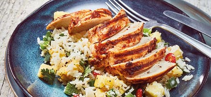Steaks de poulet au barbecue