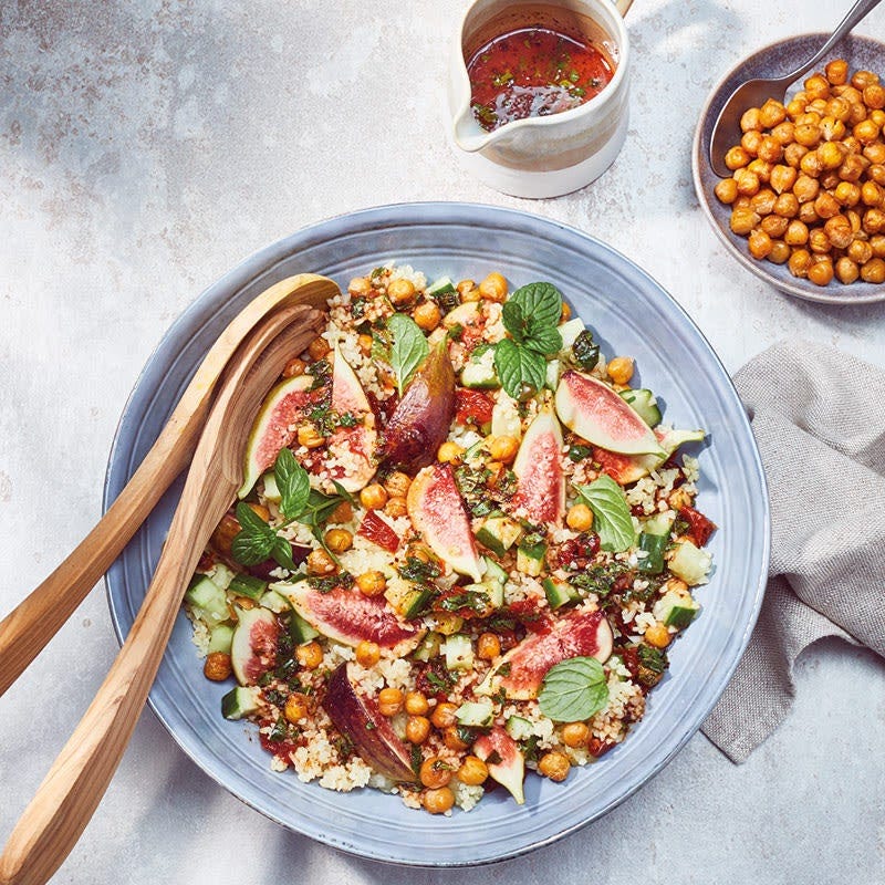 Orientalischer Bulgur-Salat mit Feigen