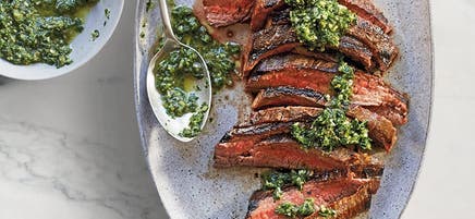 Bavette et Salsa Verde