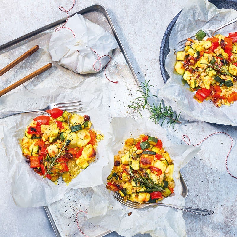 Orientalische Gemüsepäckchen