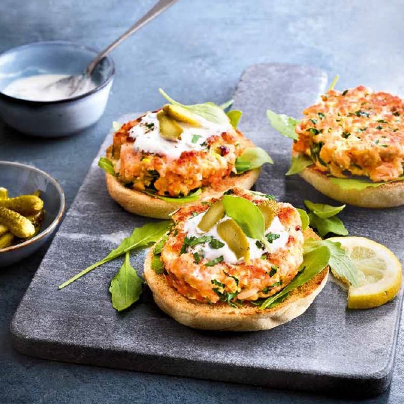 Photo de Burger au saumon prise par WW