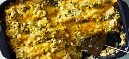 Chicken and Tomatillo Enchilada Casserole