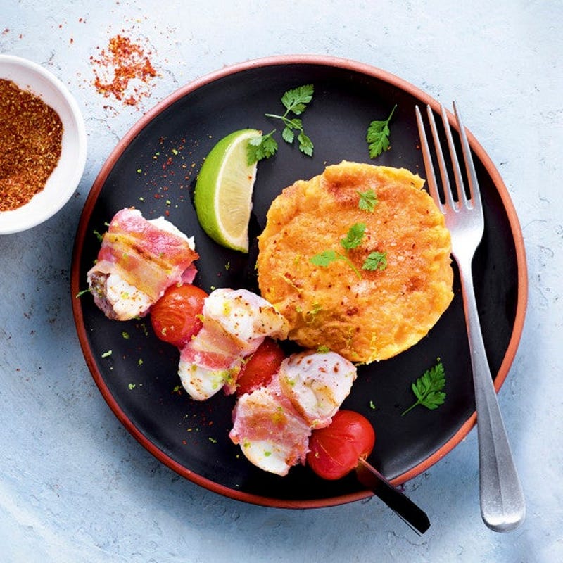 Photo de Brochettes de lotte au bacon prise par WW