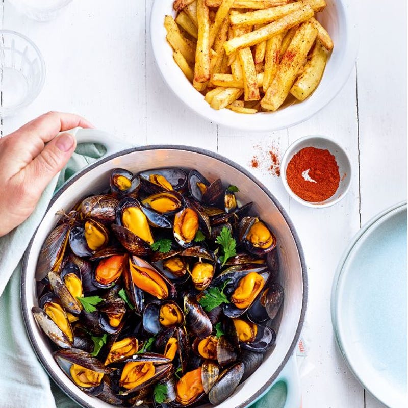 Photo de Moules marinières frites prise par WW