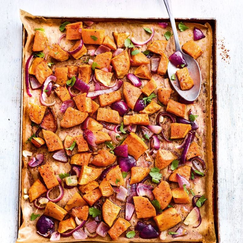 Photo de Patates douces rôties aux oignons rouges prise par WW