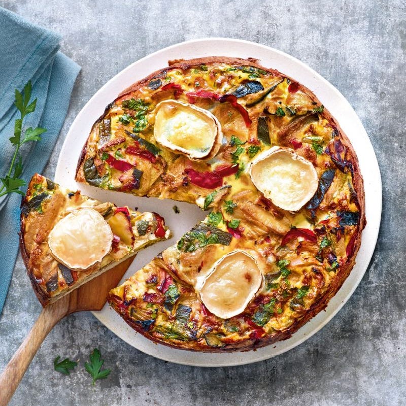 Photo de Pain perdu aux légumes et chèvre prise par WW