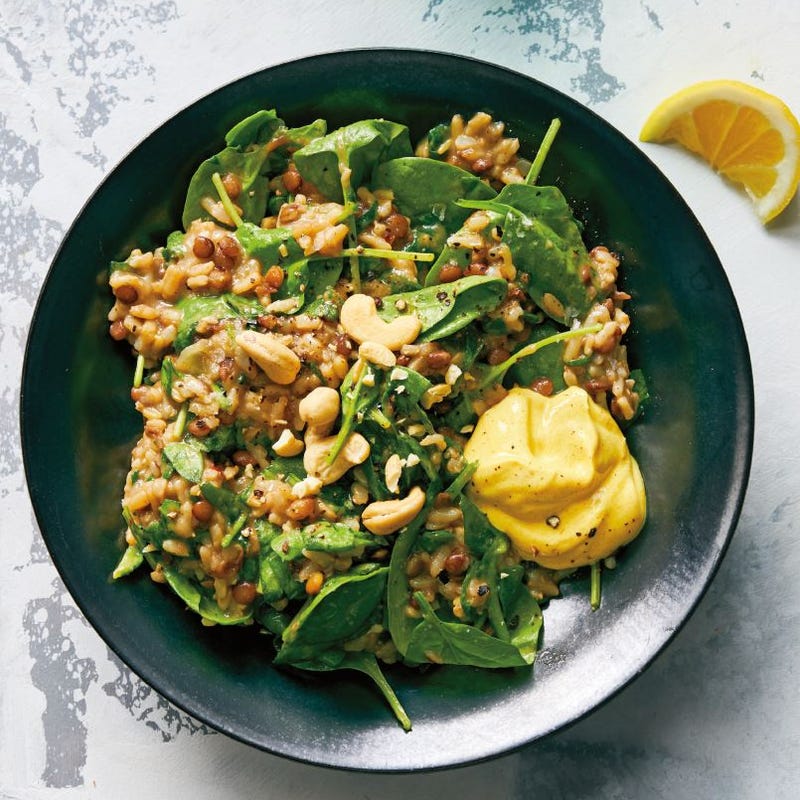 Photo de Lentilles et riz brun au yaourt saveur curcuma prise par WW
