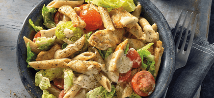 Chicken caesar pasta salad