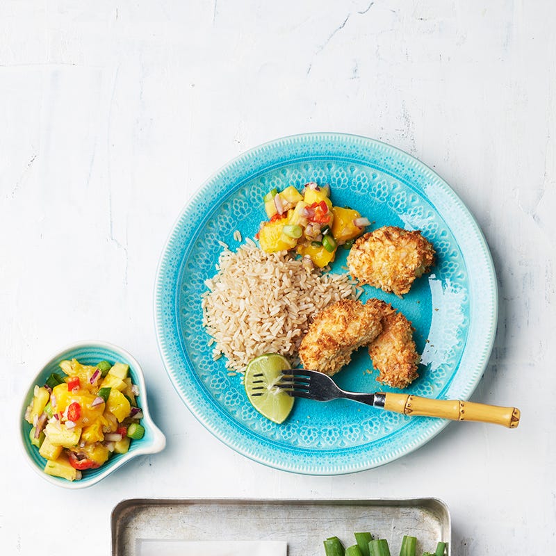 ViktVäktarna - Chicken nuggets med karibisk salsa