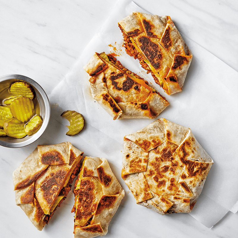 Sloppy Joe crunch wraps
