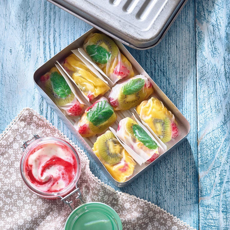 Foto van Fruitige zomerrolletjes door WW