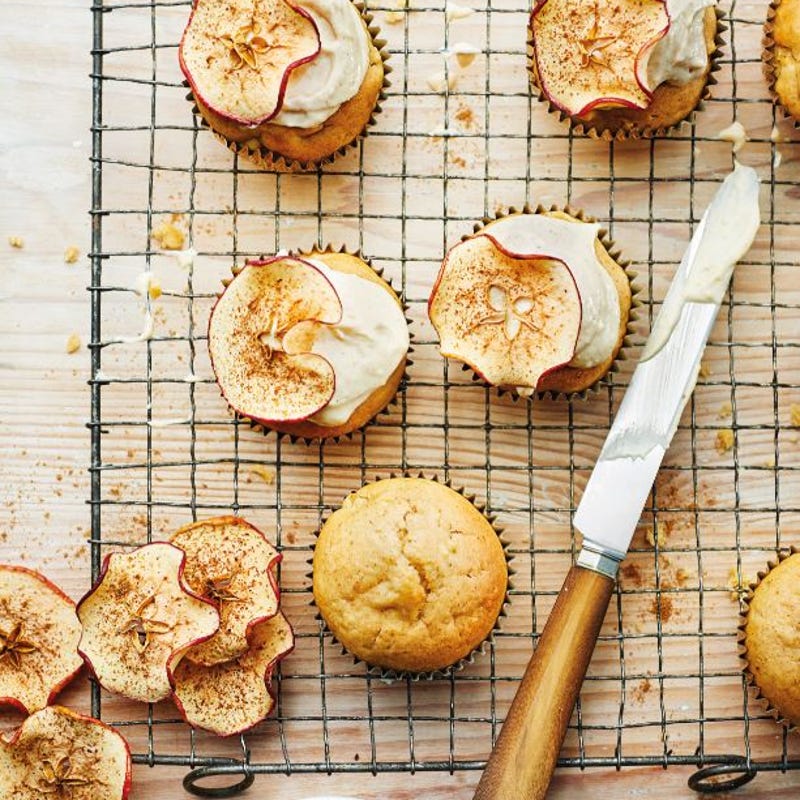 Foto van Cupcakes met appel en ahornsiroop door WW