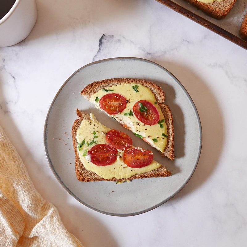 Photo of Savory Tomato-Chive Yogurt Toast by WW