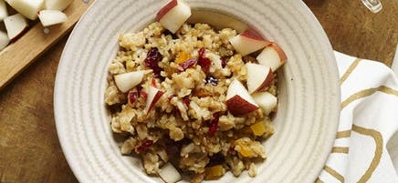 Apricot-Cranberry Breakfast Porridge