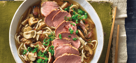 Pork and mushroom ramen