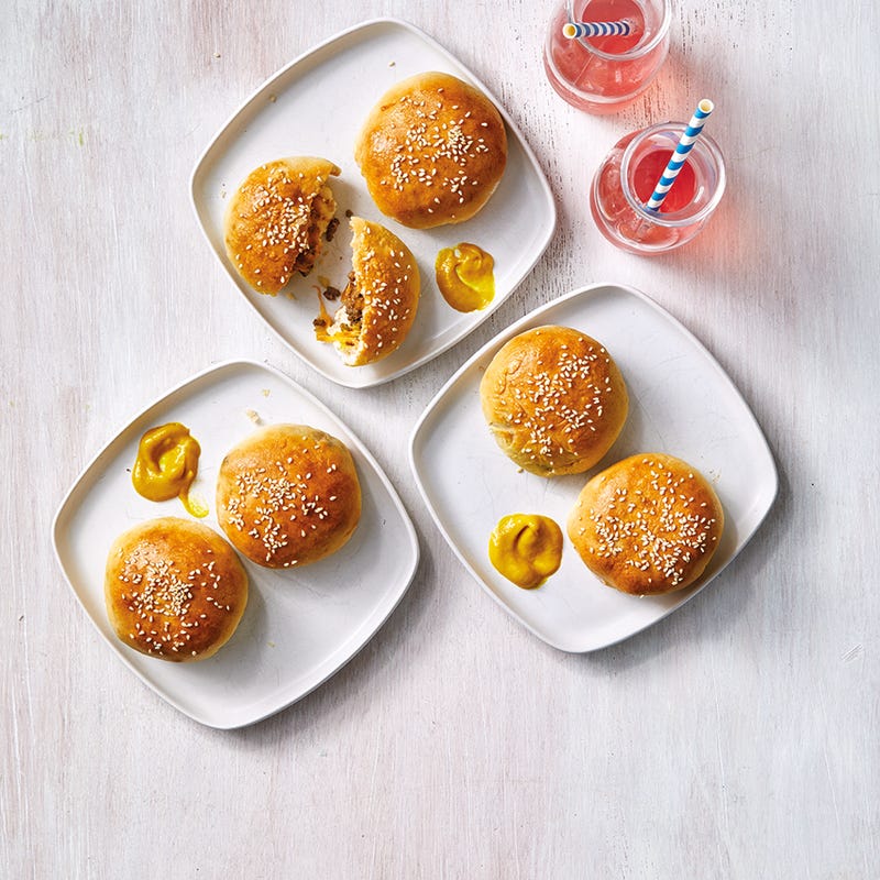 Foto van Gevulde cheeseburgerbroodjes door WW