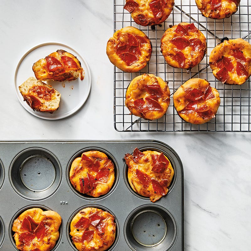 Foto van Mini-pizzamuffins met salami door WW
