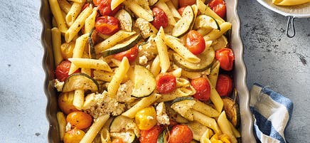 Pennes aux tomates et feta