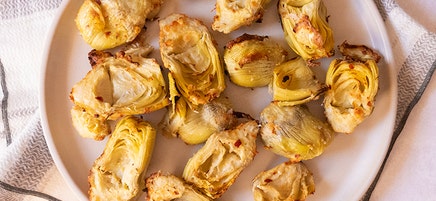 Air-Fried Parmesan Artichoke Hearts