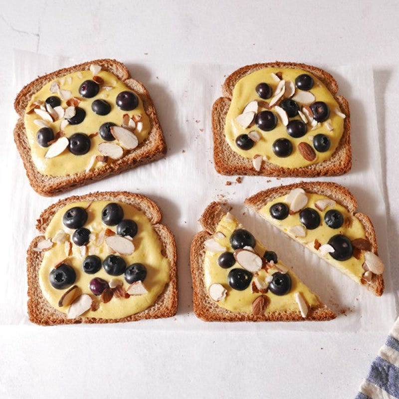 Photo of Almond-Blueberry Yogurt Toast by WW