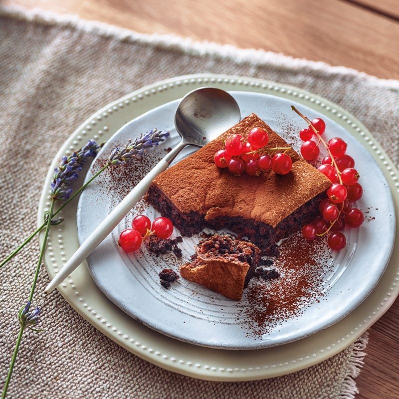 Foto van Chocoladetaart met meringue door WW