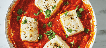 Fish in chraime sauce