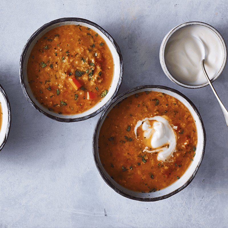 Red lentil soup