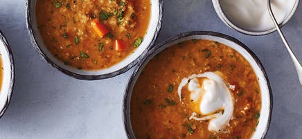 Red lentil soup