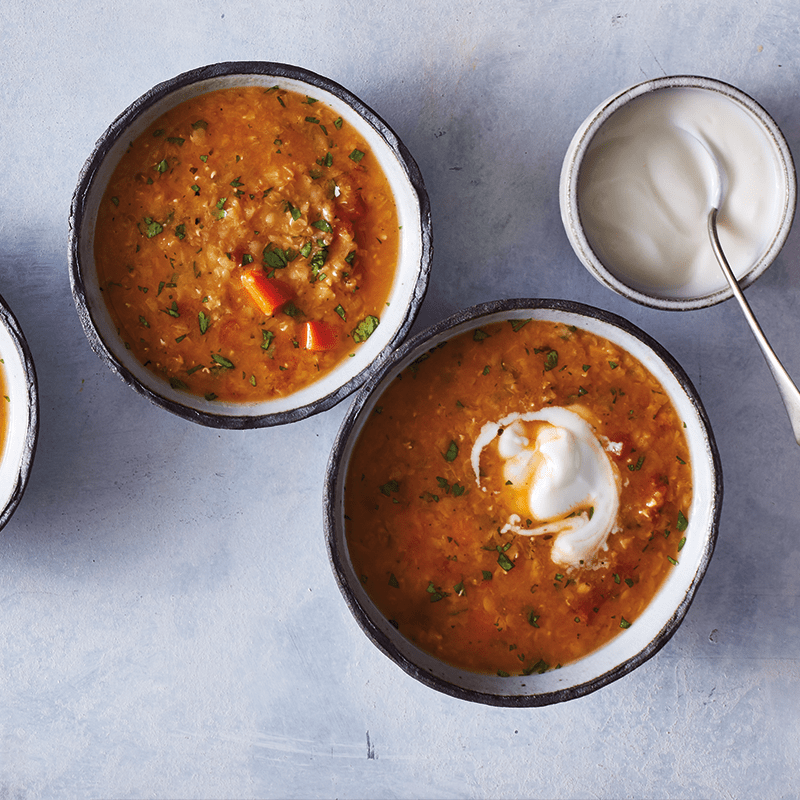 Red lentil soup