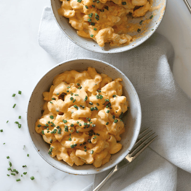 Creamy pumpkin mac-n-cheese