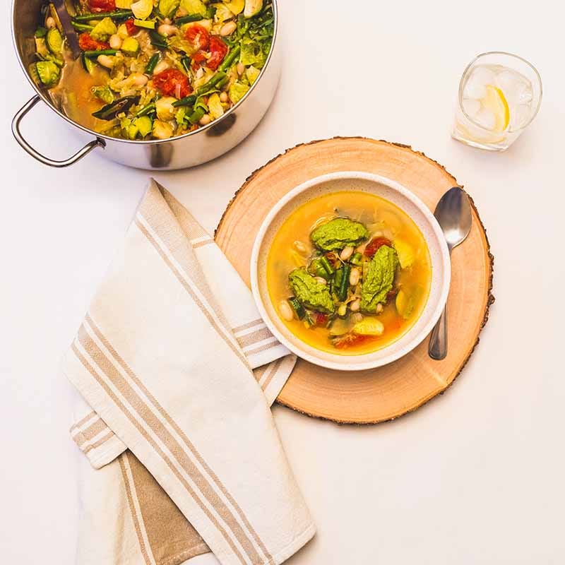 Photo de Soupe végétarienne de type déesse verte du chef Rodney Bowers par WW