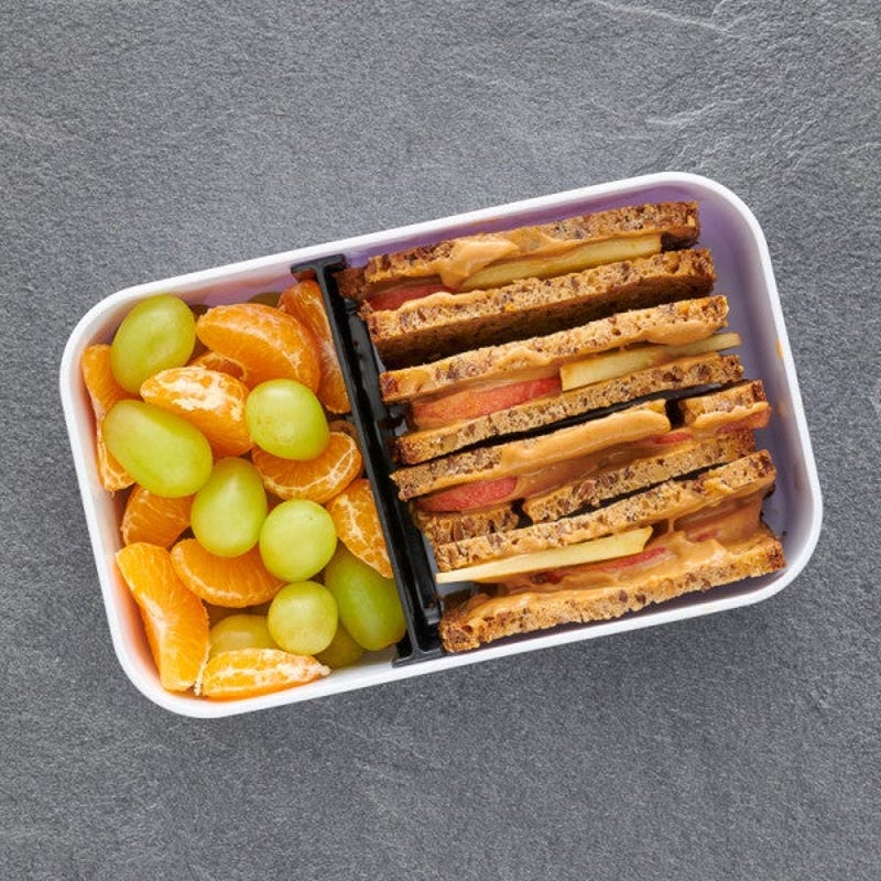 Photo of Creamy Peanut Butter & Apple Sandwiches by WW