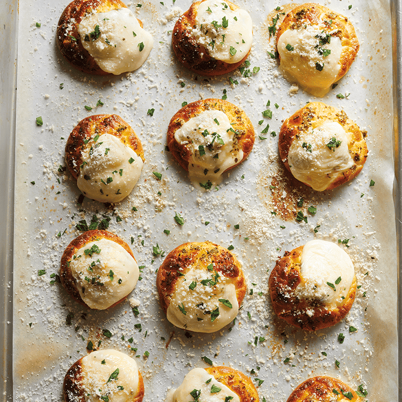 Cheesy garlic cloud bread