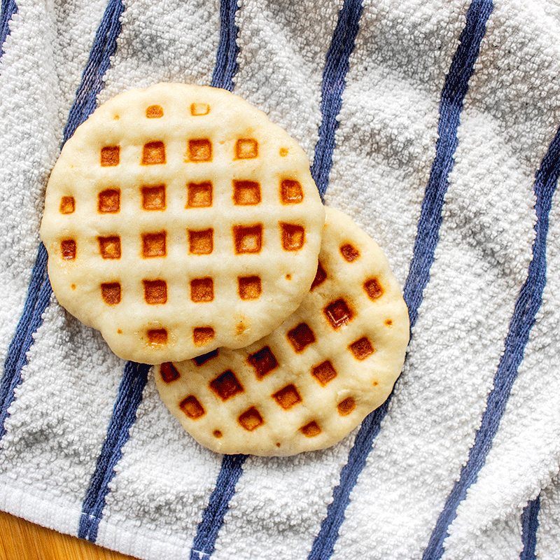 2 ingredient waffle maker flatbreads