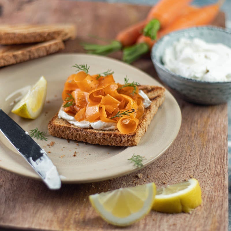 Veganer Lachs - Karottenlachs selber machen