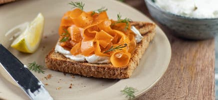 Saumon vegan aux carottes fait maison