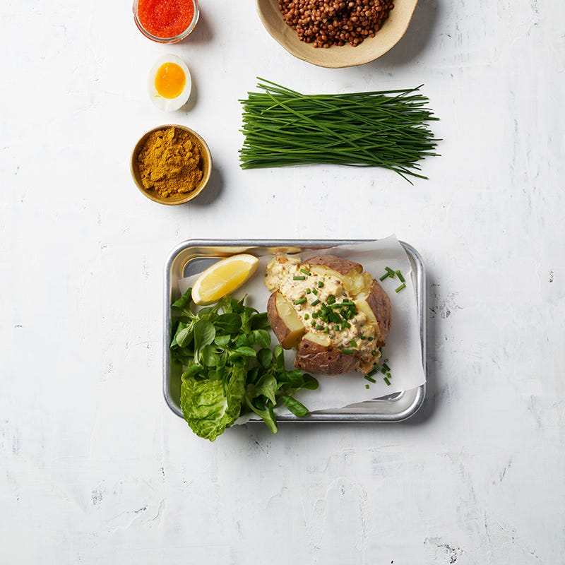 ViktVäktarna - Bakad potatis med krämig linsröra