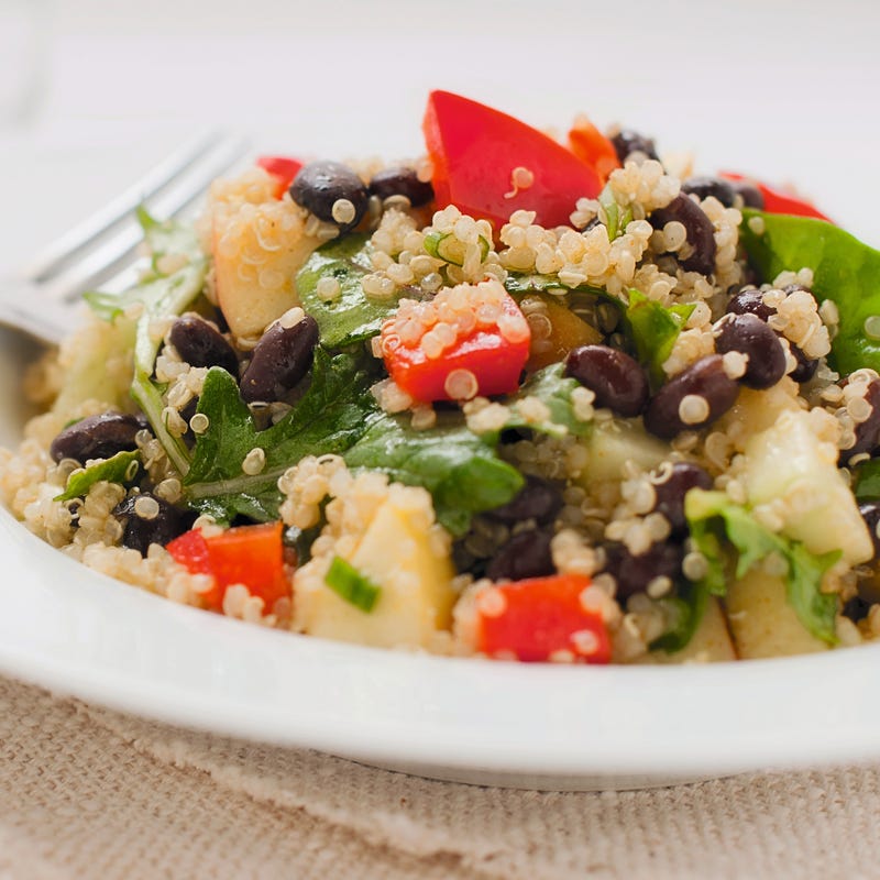 Foto van Quinoa met zwarte bonen en tomaat door WW