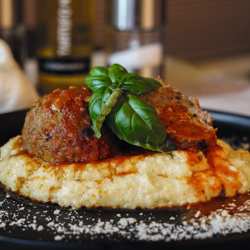 Foto van Polenta met gehaktballetjes en wintergroenten door WW