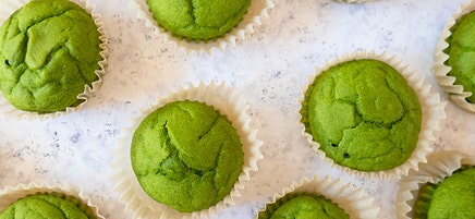 Sweet Spinach-Banana Muffins