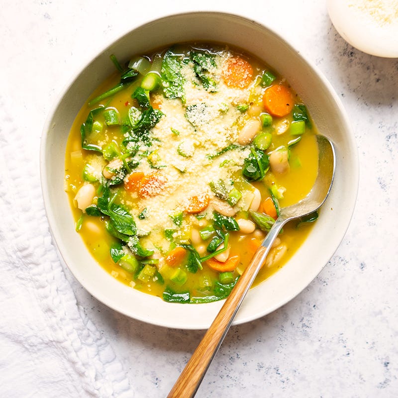 Photo of Spring Vegetable and White Bean Soup by WW