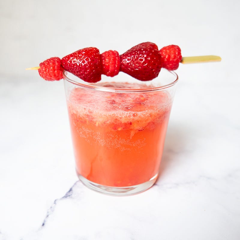 Photo of Double-berry mocktail spritzer by WW