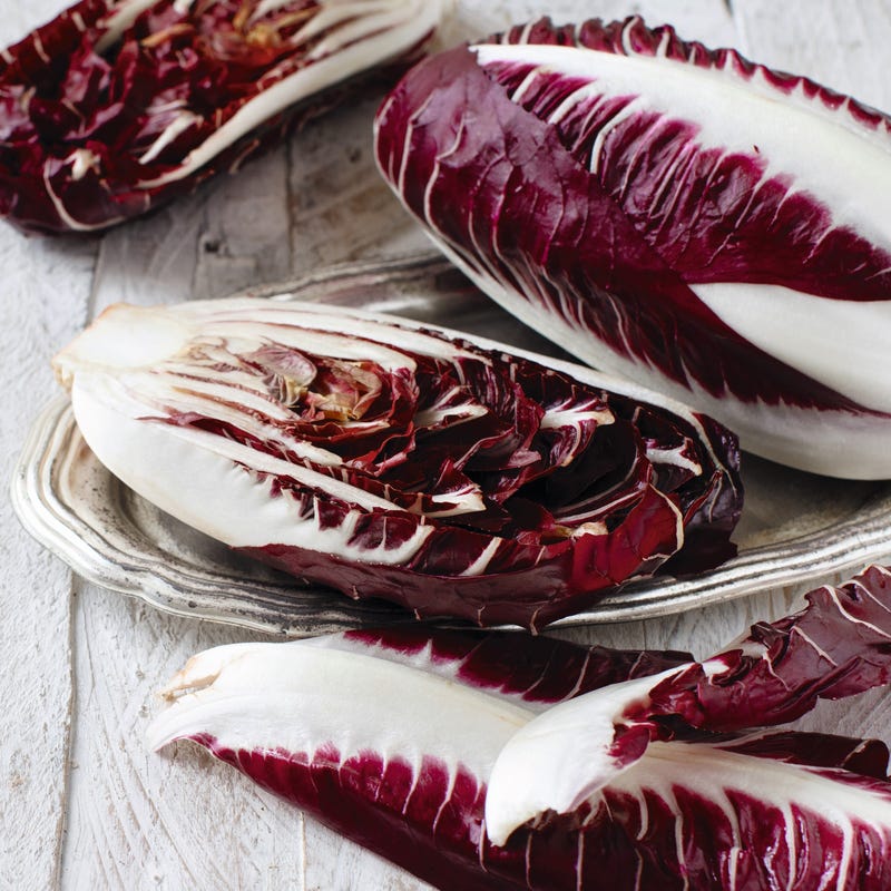 Foto van Salade van roodlof, prosciutto en vijgen door WW