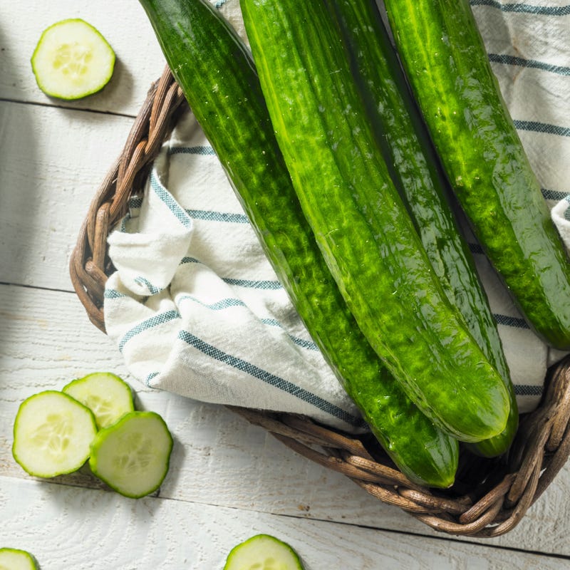 Foto van Salade met komkommer en geitenkaas door WW
