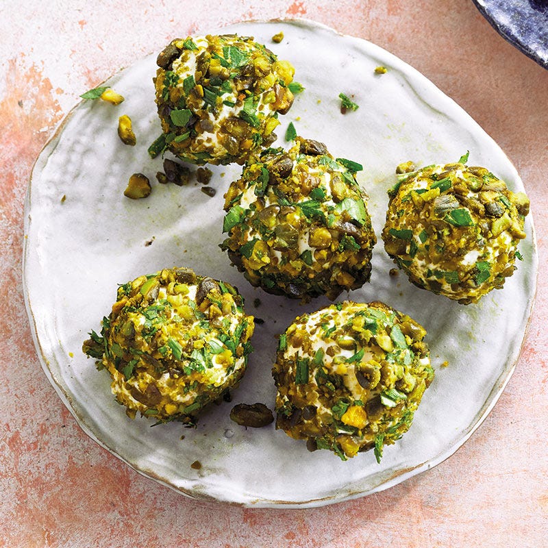 Kräuter-Frischkäse-Kugeln