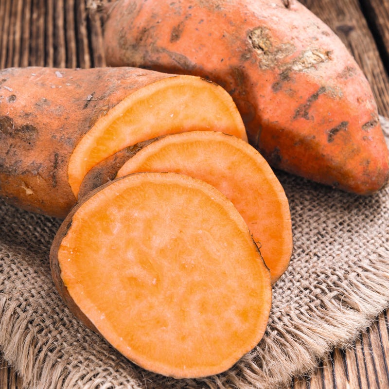 Foto van Zoete aardappel met cashewsaus door WW