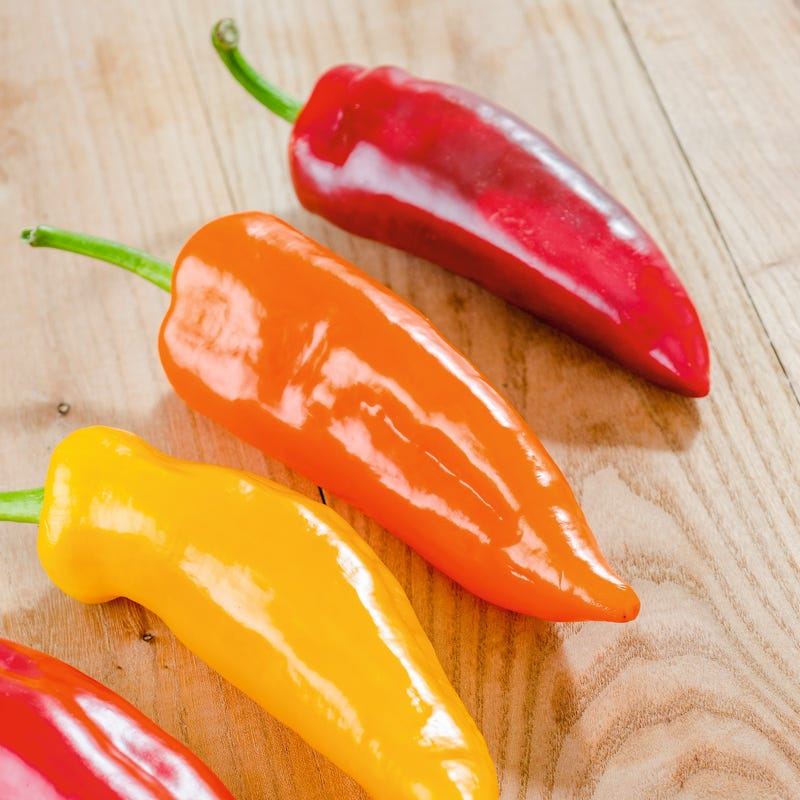 Foto van Gevulde puntpaprika's met bonen door WW