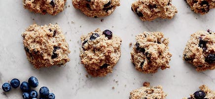 Scones écossais aux bleuets et au citron