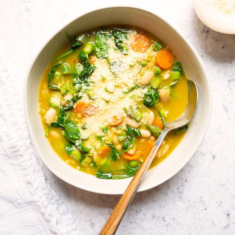 Photo of Spring vegetable & white bean soup by WW
