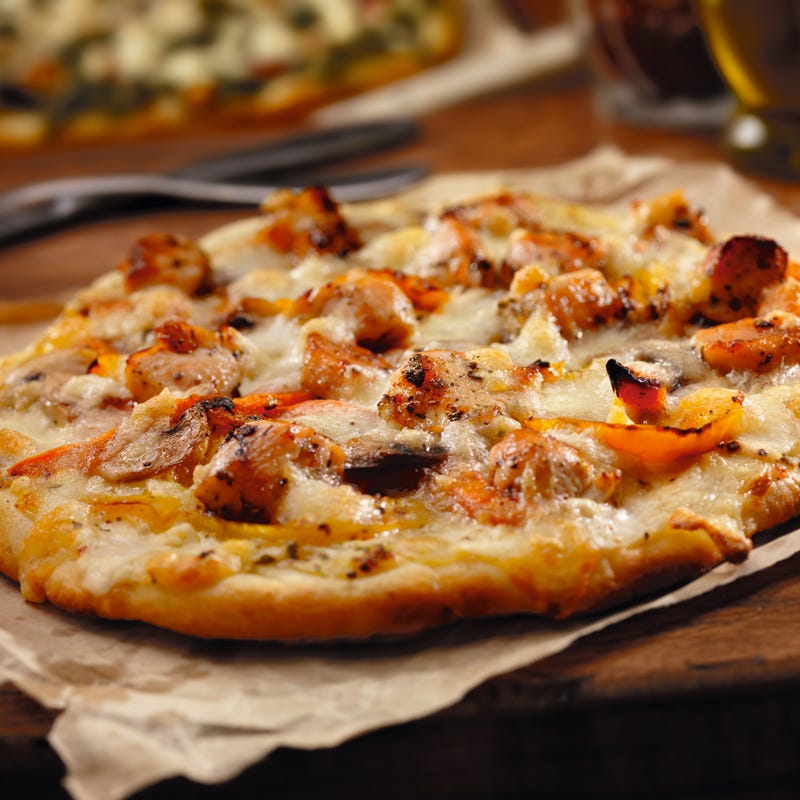 Foto van Bloemkoolpizza met tomaat en paprika door WW